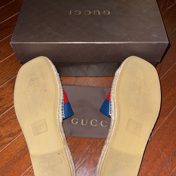 Gucci Men's espadrille slide sandal - Picture 4 of 6